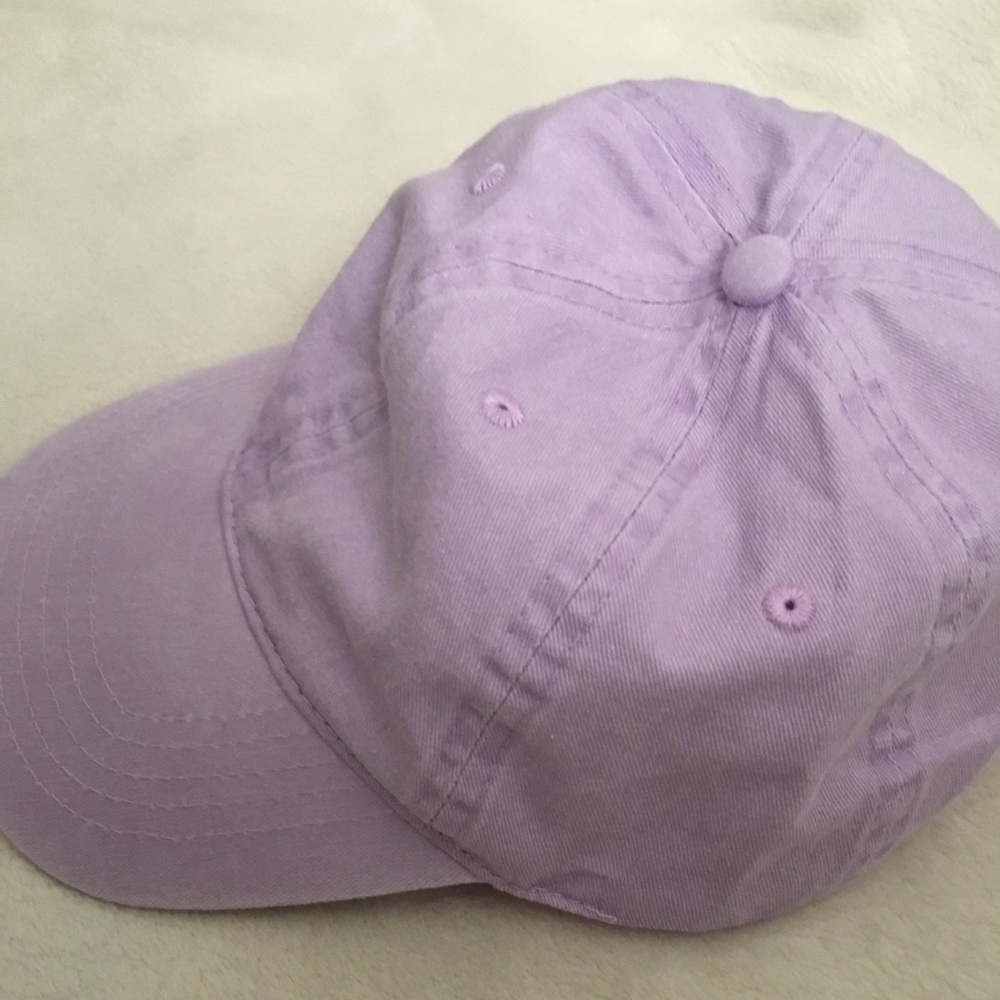 Purple baseball cap